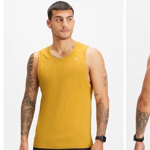 Fabletics The Training Day Tank Combat Gold Exploded nwt size large